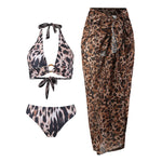 Wild Paradise Leopard Print Bikini Set