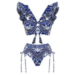 Summer Breeze Halter Ruffle Bikini