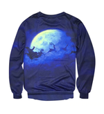 Surreal Santa & Kitty Ugly Christmas Sweaters For Men & Women