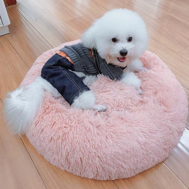 Plush Marshmallow Pet Bed The Evergreen Cart