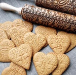 Christmas Embossed Rolling Pin - EngraveMaster