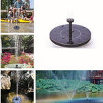 Solar Powered Water Fountain