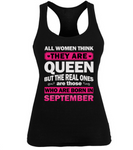 Real Queens Are Born September T Shirt