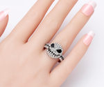 Sterling Silver Jack/Sally Ring