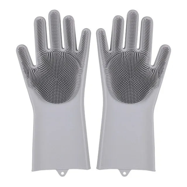 Magic Silicone Dish Washing Gloves - ScrubShield