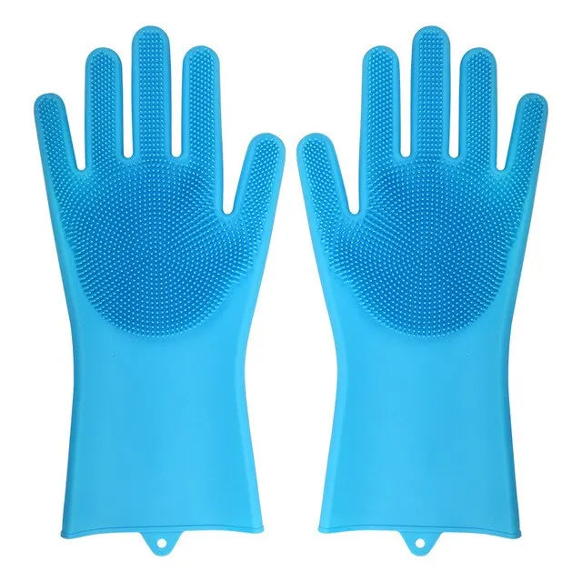 Magic Silicone Dish Washing Gloves - ScrubShield