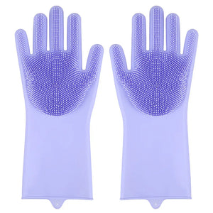 Magic Silicone Dish Washing Gloves - ScrubShield