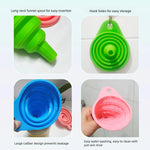 Handy - Retractable Silicone Funnel (2 Pc)