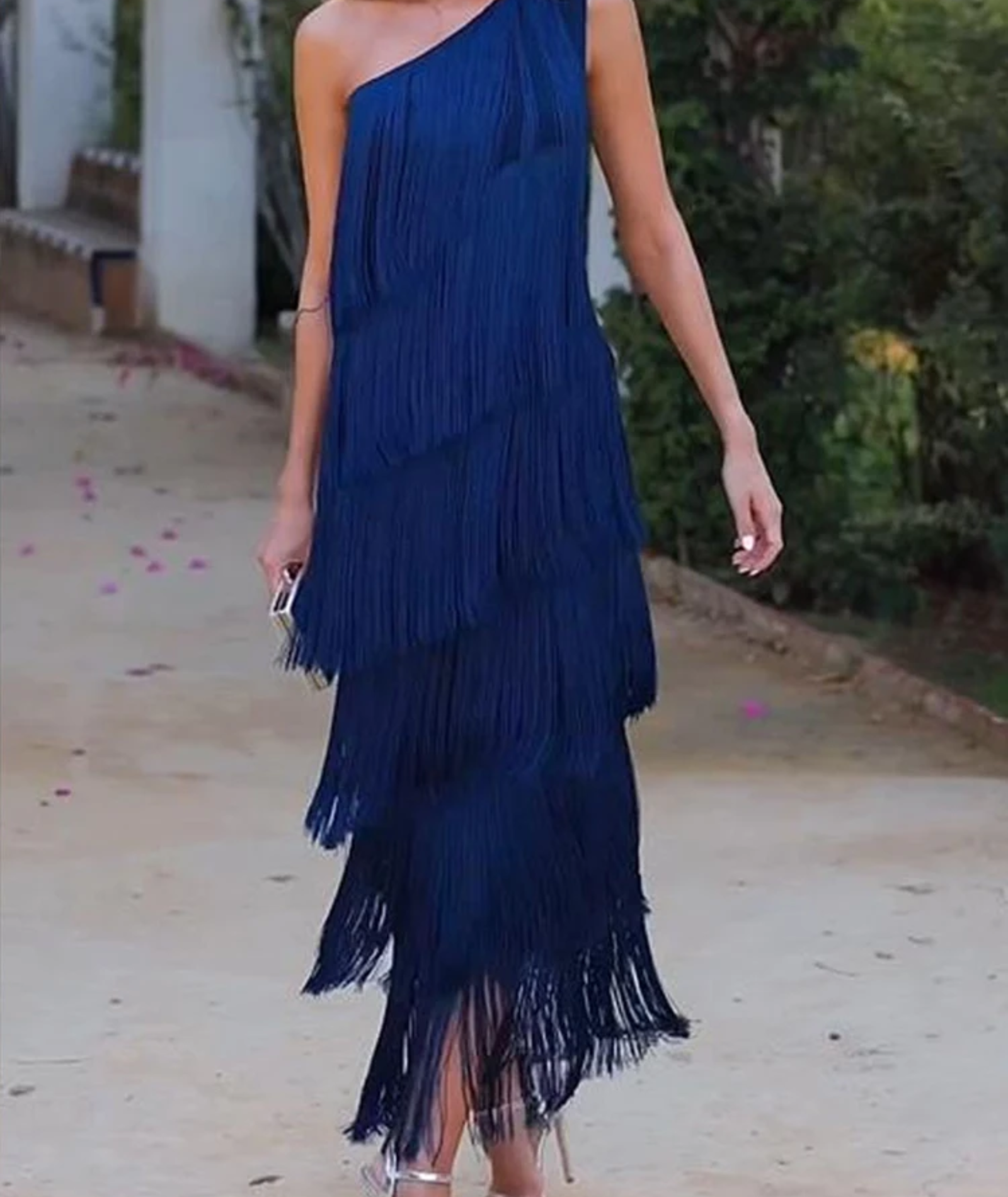 Sultry Ruffled Sexy Beach Party Dress