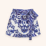 Royal Chic Print Swimwear with cover up