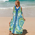 Emerald Boho Beach Kaftan
