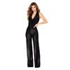 Midnight Glow Halter Sequin Jumpsuit