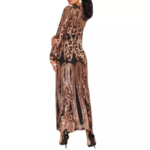 Women's Vintage Glamour Coat Gown