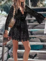 Smokey Lace Summer Short Dress
