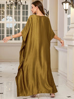 Golden Bloom Luxury Kaftan