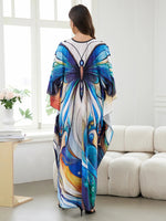 Butterfly Motif Summer Kaftan