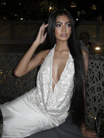 Snow Shimmer Elegance Dress