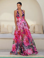 Pink Vintage Bloom Floral Swimsuit with cover up