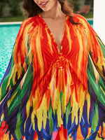 Raging Feathers Kaftan