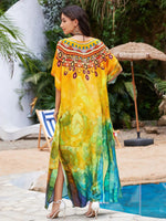 Stone Silk Marble Flow Kaftan