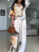 Breeze Lantern Printed Pant Set