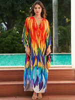 Raging Feathers Kaftan