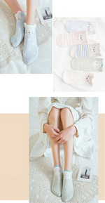 Cute Cotton Socks ( 5Pairs )