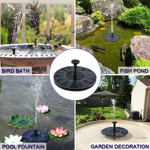 Solar Powered Water Fountain – The Evergreen Cart