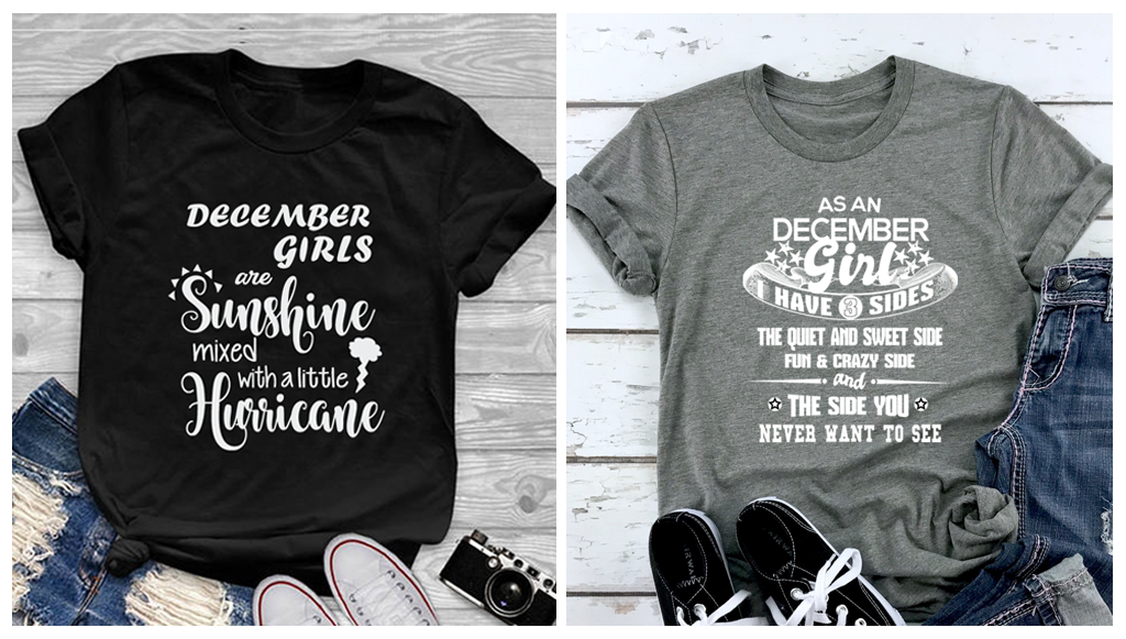 December Combo Offer Pack of Two Women Tees Best Selling Designs Sunshine and 3 Sides