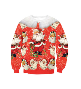 Santa Claus Ugly Christmas Sweaters For Men & Women
