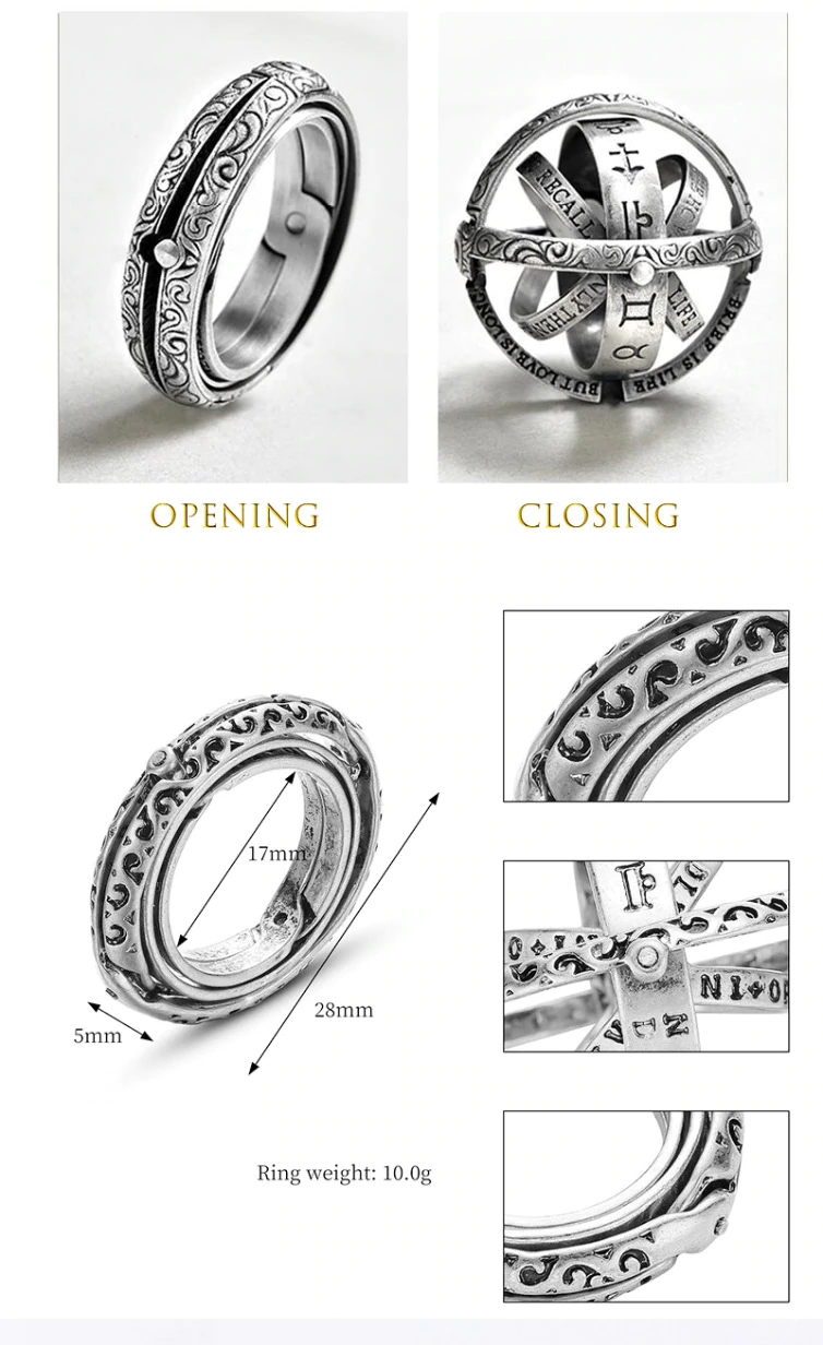 Astronomical 2025 sphere ring