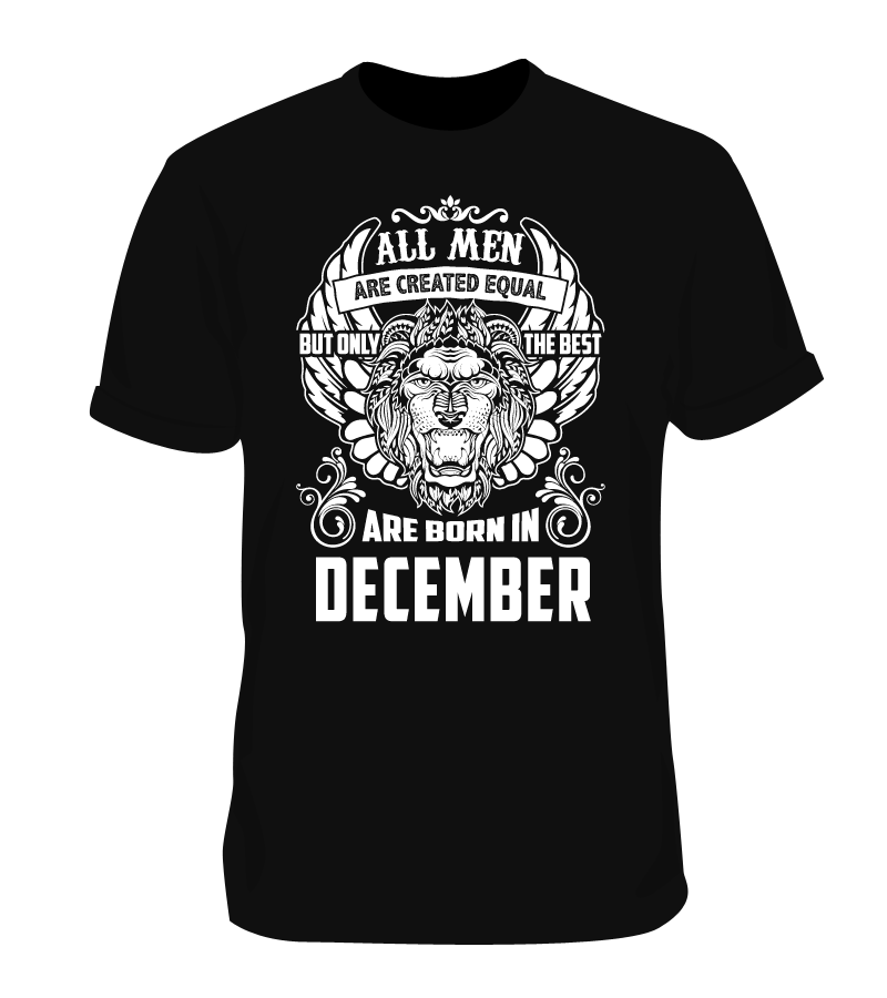 Best Are Born in December Men Shirt