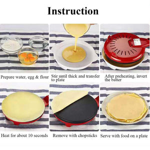 Electric Crepe Pizza Maker