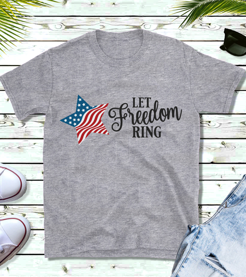 Let Freedom Ring Fourth of July Children Shirt