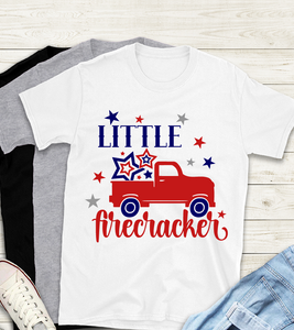 Little Firecracker Fourth of July Children Shirt