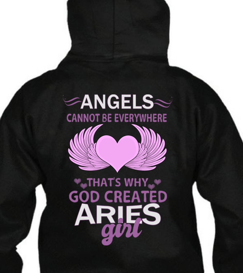 Aries Angel T Shirt Hoodie 