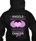 Cancer Angel T Shirt Hoodie 