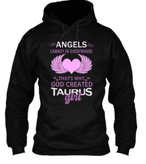 Angel Taurus T Shirt Hoodie 