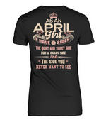 I have 3 Sides April Girl shirt 
