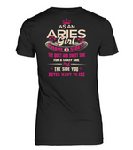 I Have 3 Sides Aries Girl T Shirt 
