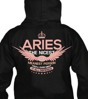 Nice And Meanest Aries Girl shirt