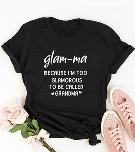 Glam-ma Grandma Shirt 
