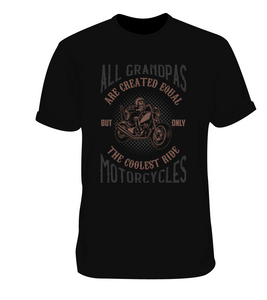 Only Cool Grandpas Ride Motorcycles T-Shirt