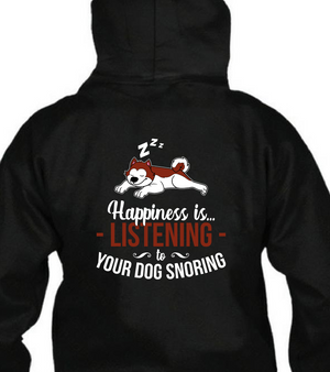 Happiness is Listening to your Dog Snoring Shirt