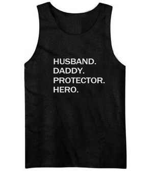 Husband Protector Dad Shirt Tanks 