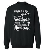 Girls Are Sunshine Mixed With Hurricane Shirt