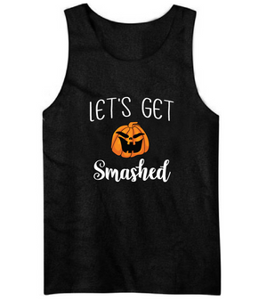 Lets Get Smashed Funny Halloween Pumpkin Shirt