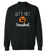Lets Get Smashed Funny Halloween Pumpkin Shirt