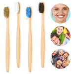 Bamboo charcoal toothbrush (1Pc)