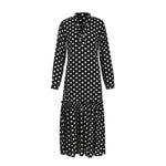 Sexy For Me - Vintage Polka Dot Maxi Dress
